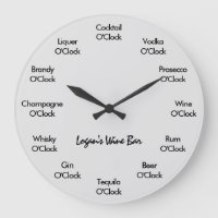 Funny Novelty Bar Clock