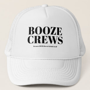 Funny Novelty Baseball Geschenk Idee BOOZE CREWS Truckerkappe