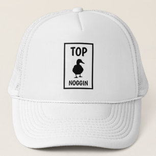 Funny Novelty Baseball TOP NOGGIN Truckerkappe