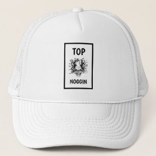 Funny Novelty Baseball TOP NOGGIN Truckerkappe