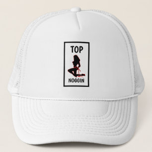 Funny Novelty Baseball TOP NOGGIN Truckerkappe