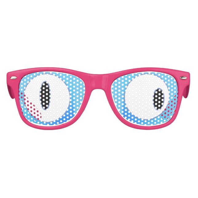 FUNNY NOVELTY BUG MIT AUGEN SUNGLASSES FUN-Brille! Partybrille (Vorderseite)