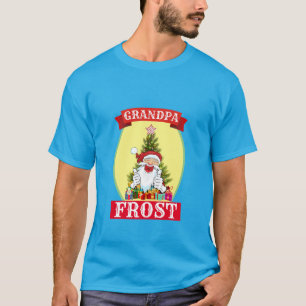 Funny Novelty Christmas GRANDPA FROST T-Shirt