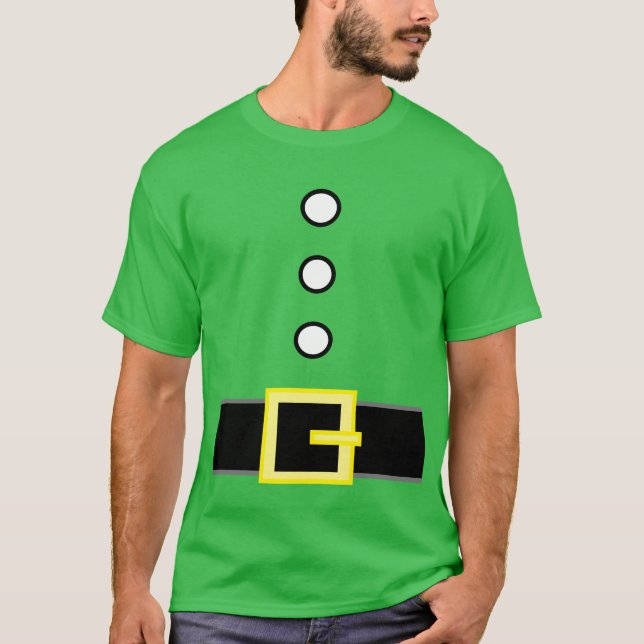 Funny Novelty Christmas PAPA ELF COSTUME T - Shirt (Vorderseite)