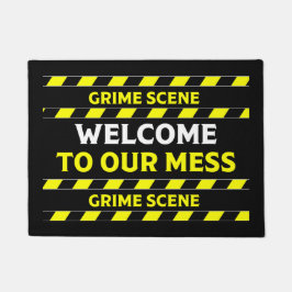 Funny Novelty Crime Scene Door Mat Fußmatte