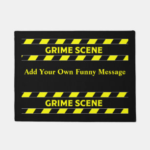 Funny Novelty Crime Scene Door Mat Fußmatte