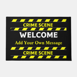 Funny Novelty Crime Scene Door Mat Fußmatte