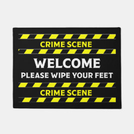 Funny Novelty Crime Scene Door Mat Fußmatte