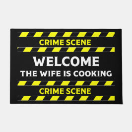 Funny Novelty Crime Scene Door Mat Fußmatte