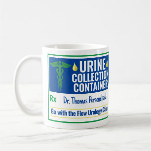 Funny Novelty Doctor Nurse Urine Collection Custom Kaffeetasse