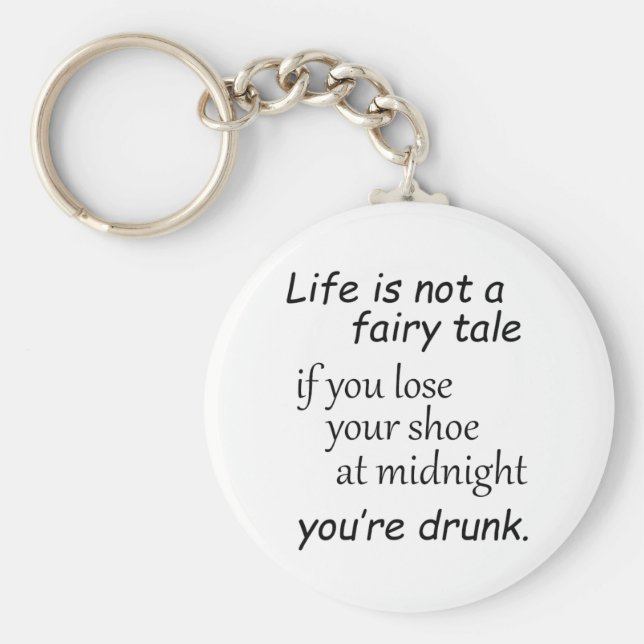 Funny novelty Geschenke Witz Zitat unglaublich wit Schlüsselanhänger (Vorne)