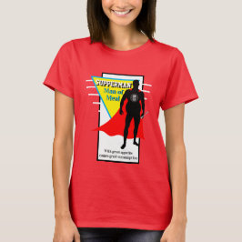 Funny Novelty Graphic SUPPERMAN MAN OF MEAL T-Shirt