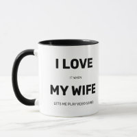 Funny Novelty I Liebe meine Ehefrau Videospiele Co