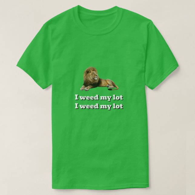 Funny Novelty in der JUNGLE Yard-Arbeit T-Shirt (Design vorne)