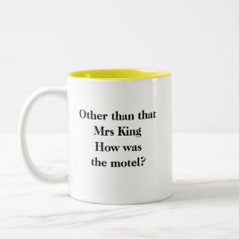 Funny Novelty-Kaffee, anders als diese FRAU. KING Zweifarbige Tasse