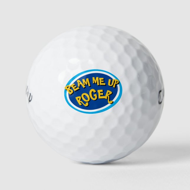 Funny Novelty Large Print Golfball (Vorderseite)