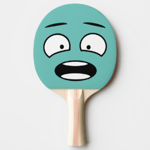 Funny Novelty Schlag Gesicht Emoji Tischtennis Schläger