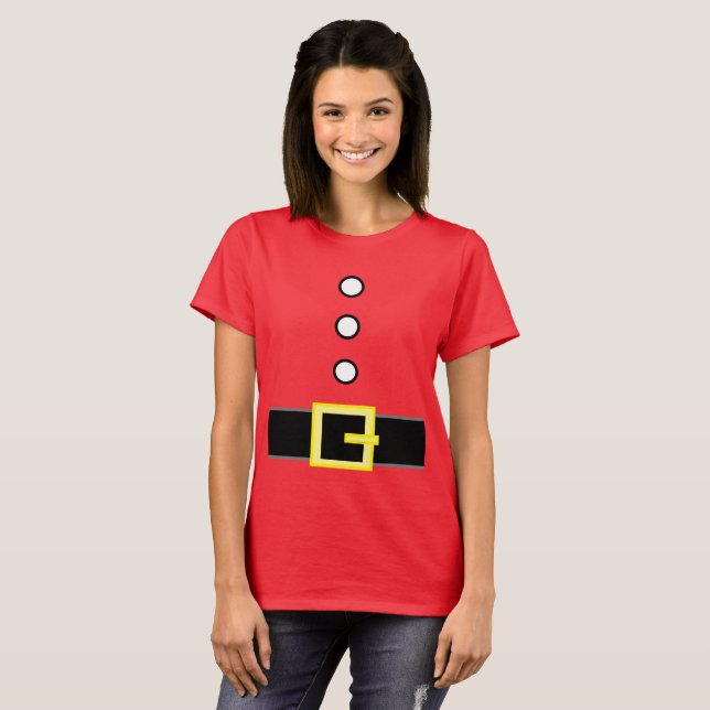 Funny Novelty Weihnachten SANTA ANZUG T-Shirt (Vorne ganz)