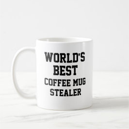 Funny Novelty WORLD'S BEST COFFEE TASSE STEALER