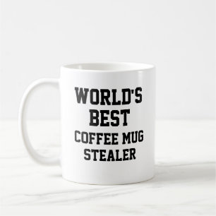 Funny Novelty WORLD'S BEST COFFEE TASSE STEALER