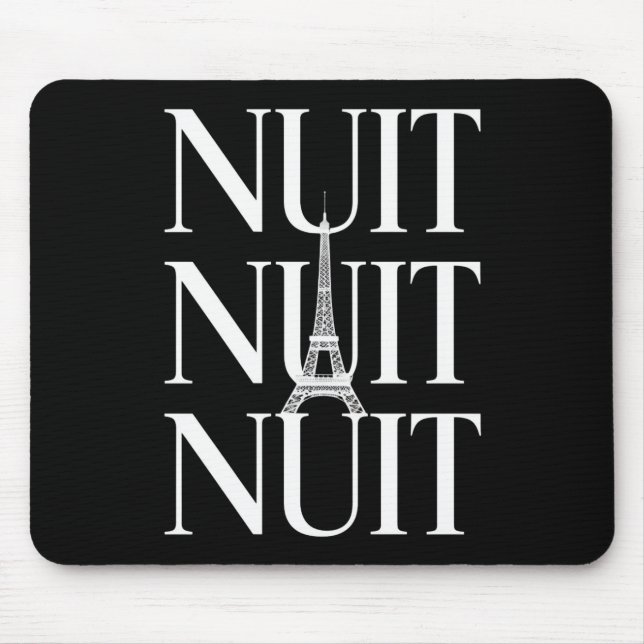 Funny Nuit Nuit Mousepad (Vorne)