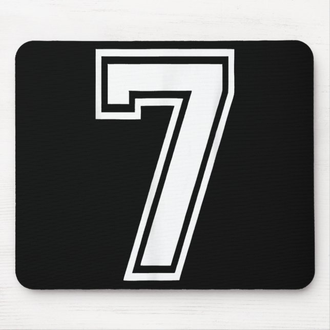 Funny Number 7 67 Meme Costume Matching Group Hall Mousepad (Vorne)