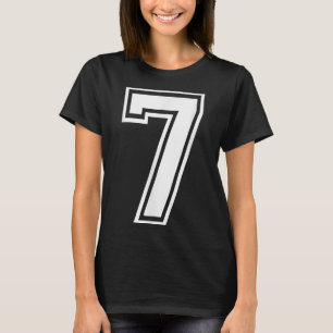 Funny Number 7 67 Meme Costume Matching Group Hall T-Shirt