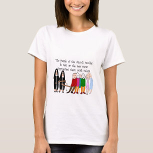 Funny Nuns Karten und Geschenke T-Shirt