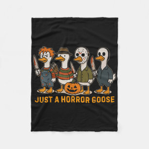 Funny nur ein Horror GänseHalloween Alberne Gans M Fleecedecke