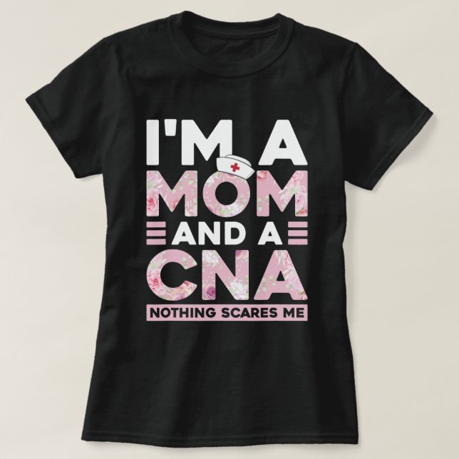 Funny Nurse CNA Mama Design zertifiziert Krankenpf T-Shirt (Design vorne)