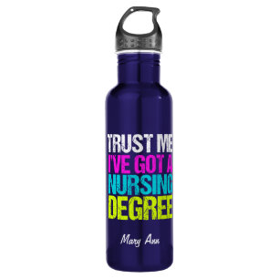 Funny Nurse Graduate Trinkflasche