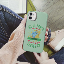 Funny Nurse Handschuh Custom (Medical Job) Case-Mate iPhone Hülle