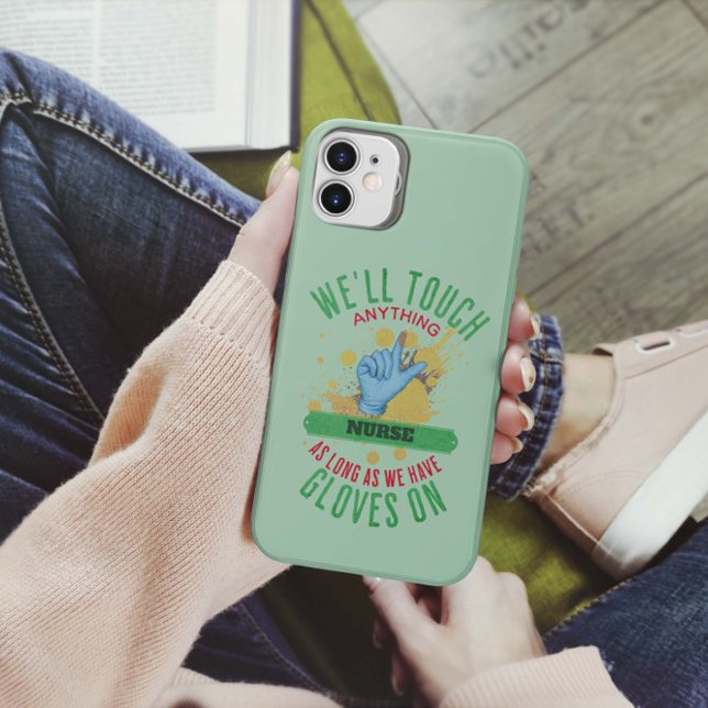 Funny Nurse Handschuh Custom (Medical Job) Case-Mate iPhone Hülle (Von Creator hochgeladen)