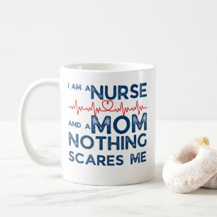 Funny Nurse Mutter bin Krankenschwester und Mutter Kaffeetasse