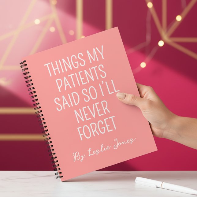 Funny Nurse Notebook Custom Journal for Nurse Gift Notizbuch (Funny Nurse Notebook Gift — Personalized Journal for Nurse Appreciation, Coworker, or Graduation)