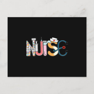 Funny Nurse Postkarte
