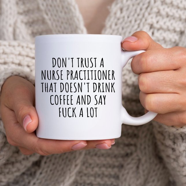 Funny Nurse Practitioner Gift NP Grad medizinische Kaffeetasse (Von Creator hochgeladen)