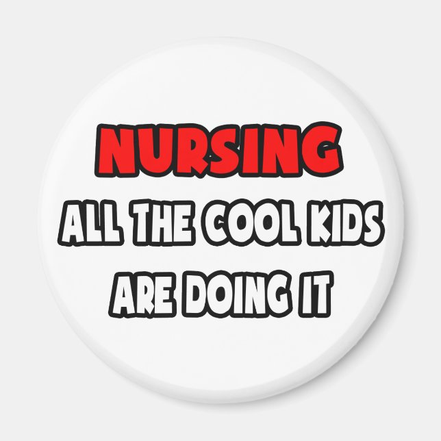 Funny Nurse Shirts und Geschenke Magnet (Vorne)