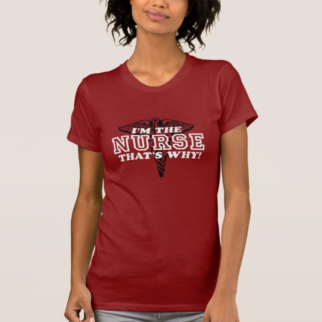 Funny Nurse T-Shirt (Vorderseite)