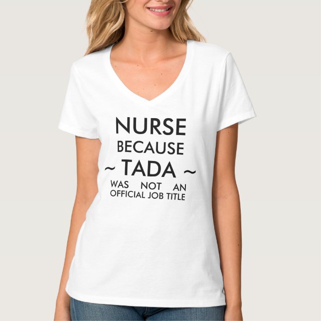 Funny Nurse T - Shirt (Vorderseite)