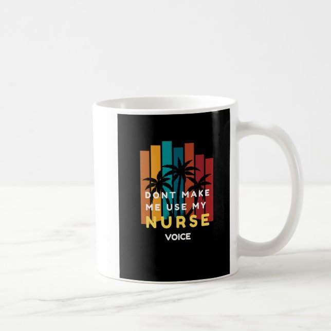 FUNNY NURSE TASSE-MACHE MICH NICHT MEINE NURSE-STI KAFFEETASSE (Rechts)