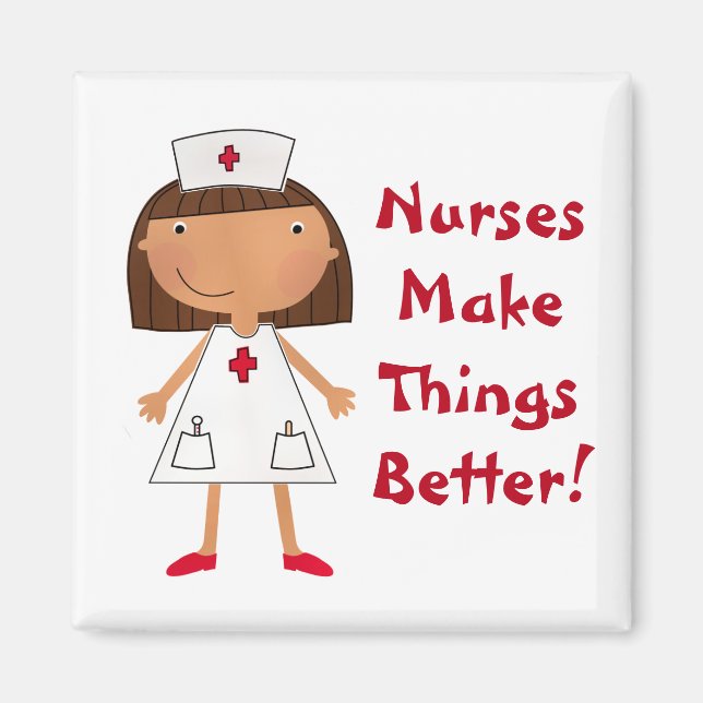 Funny Nurses macht die Dinge besser Magnet (Vorne)
