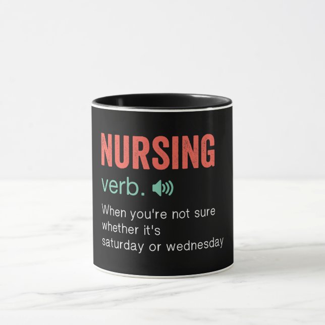 Funny Nursing Definition Tasse (Zentrum)