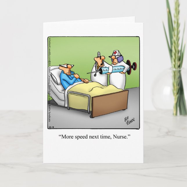 Funny Nursing School Abschluss Congratcard Karte (Vorderseite)