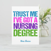 Funny Nursing School Abschluss Personalisiert Nurs