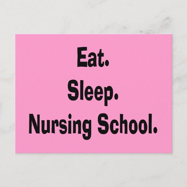 Funny Nursing Student Geschenke Postkarte (Vorderseite)