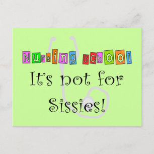 Funny Nursing Student Geschenke Postkarte