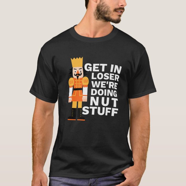 Funny Nutcracker Adult Deez Nuts Nutcracker Christ T-Shirt (Vorderseite)