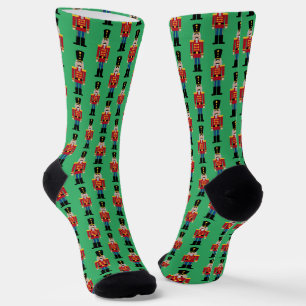 Funny Nutcracker Muster angepasste Weihnachtssocke Socken