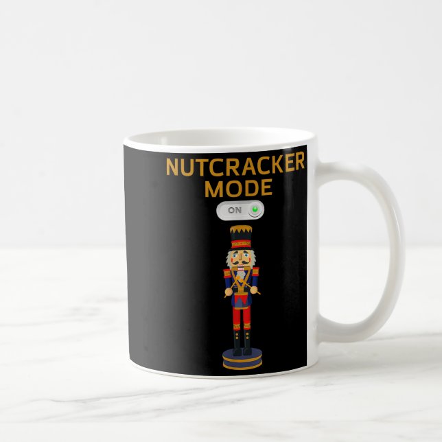 Funny Nutcracker Shirt Christmas Nutcracker Mode O Kaffeetasse (Rechts)